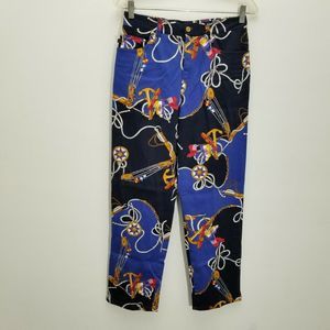 Ralph Lauren Pants Nautical Anchor Straight Crop